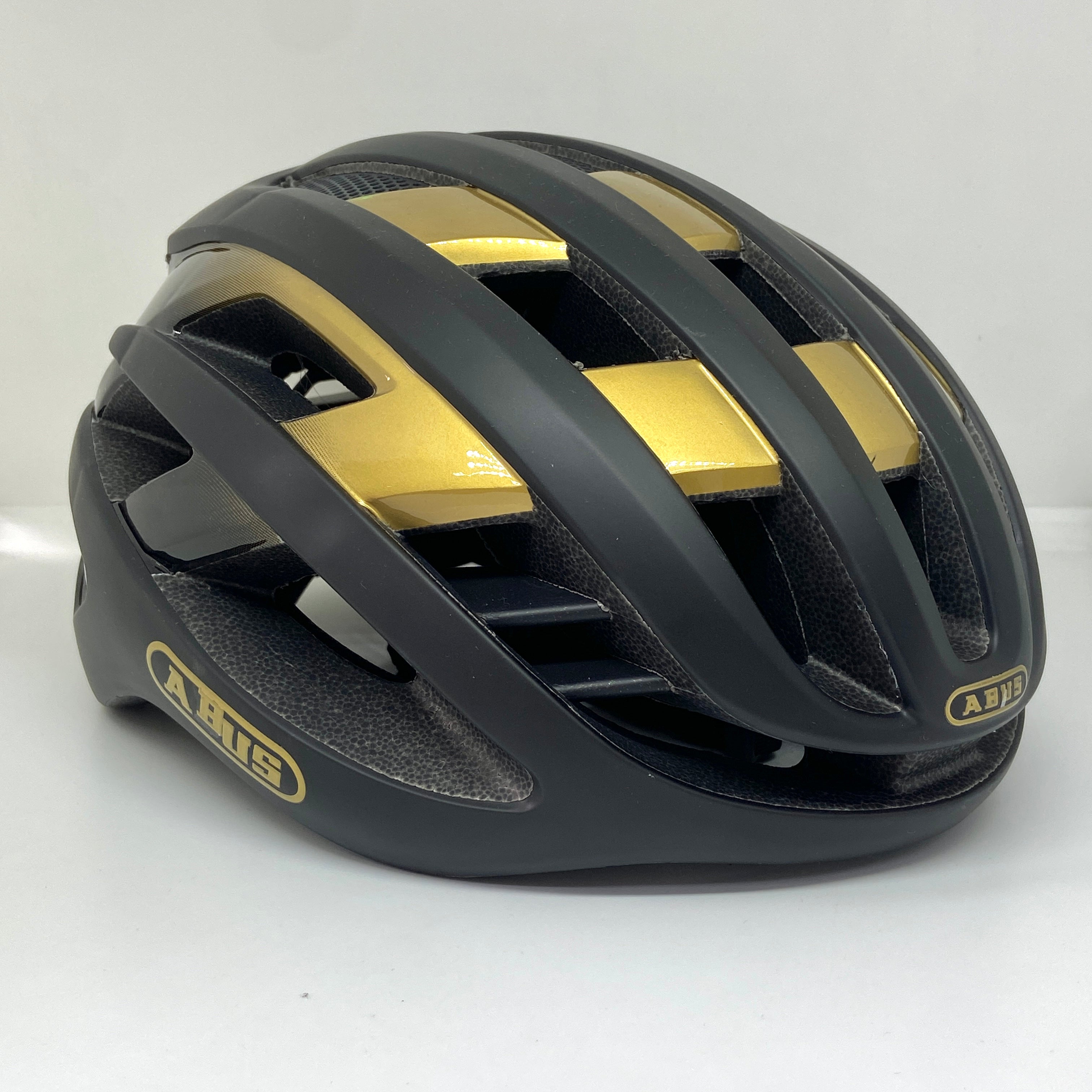 Casco Airbreaker Negro Dorado Ruta/MTB