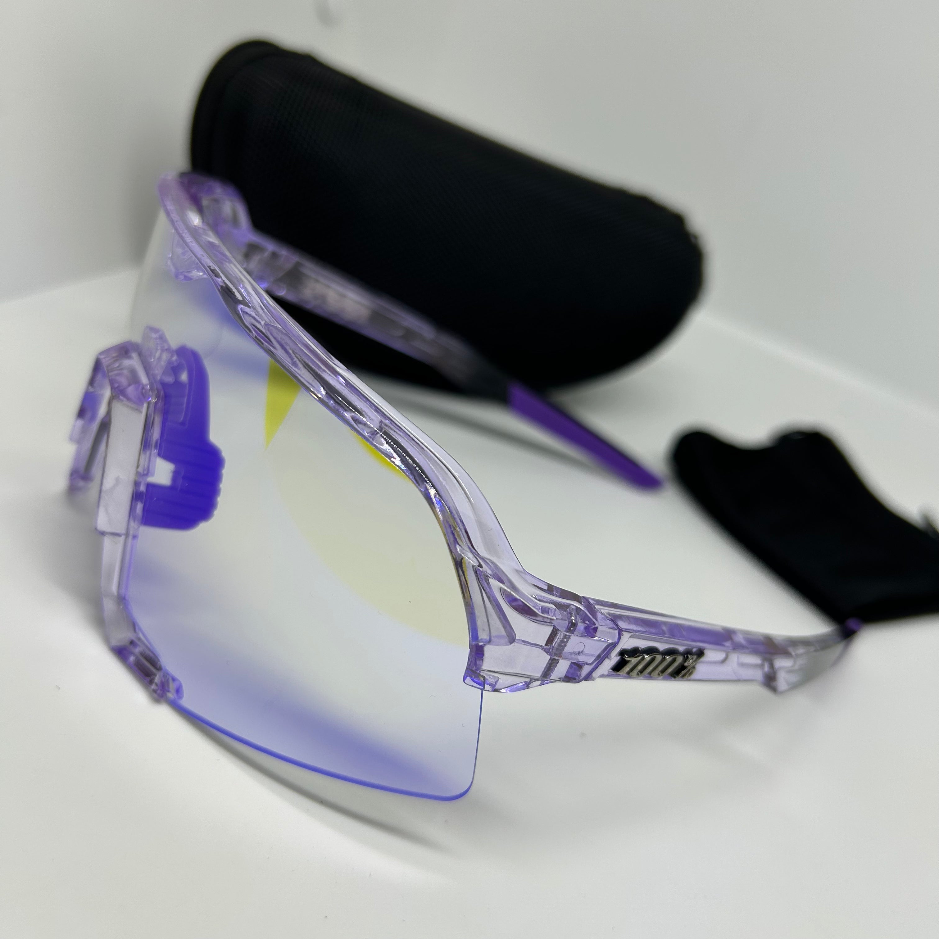 S3 Lila transparente lente azul fotocromatico