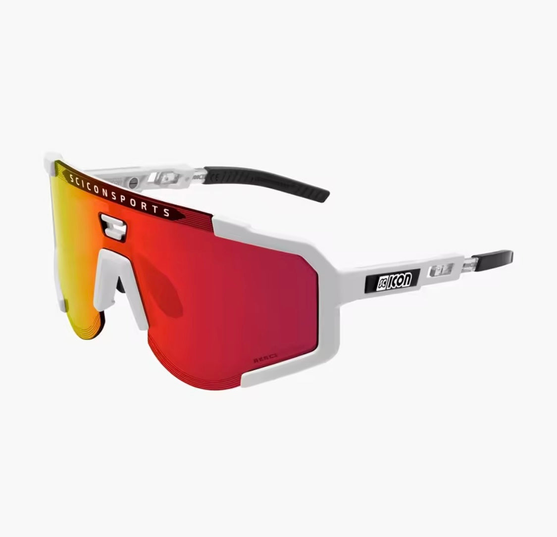 Scicon Aeroscope Blanca Lente Naranja