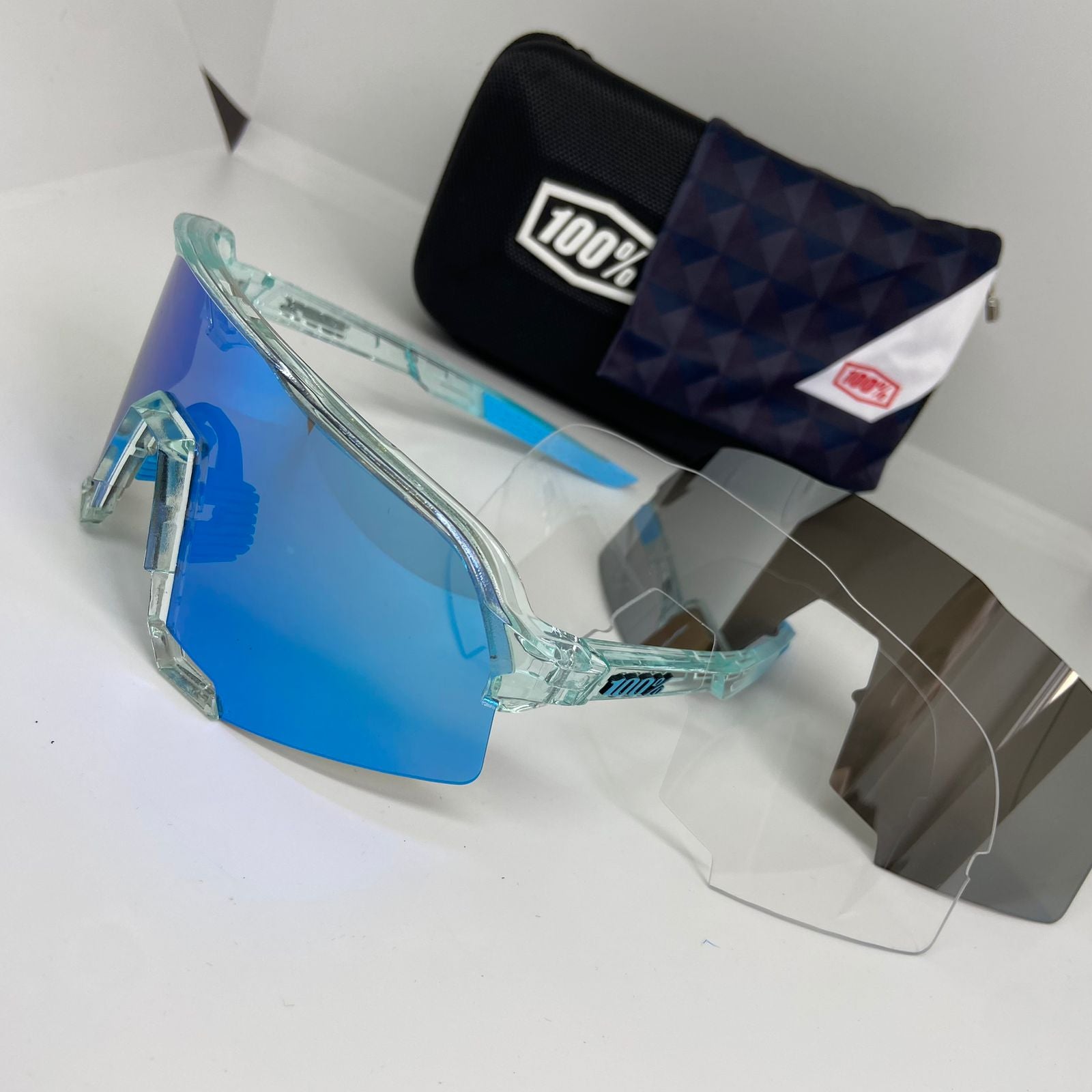 S3 Azul Transparente Lente Celeste
