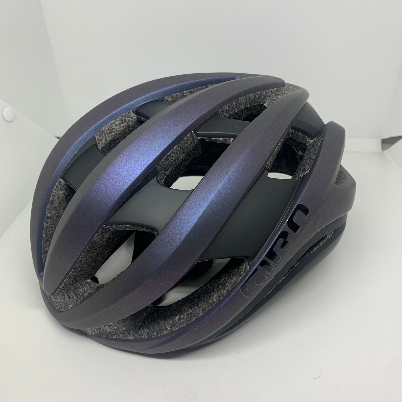 Casco Giro Azul Metalizado